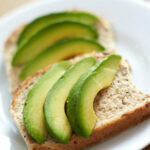 Avocado on wholemeal bread