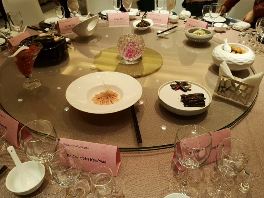 We were treated to a delicious meal hosted by the Jiangsu Academy of Agricultural Sciences (JAAS) in Nanjing