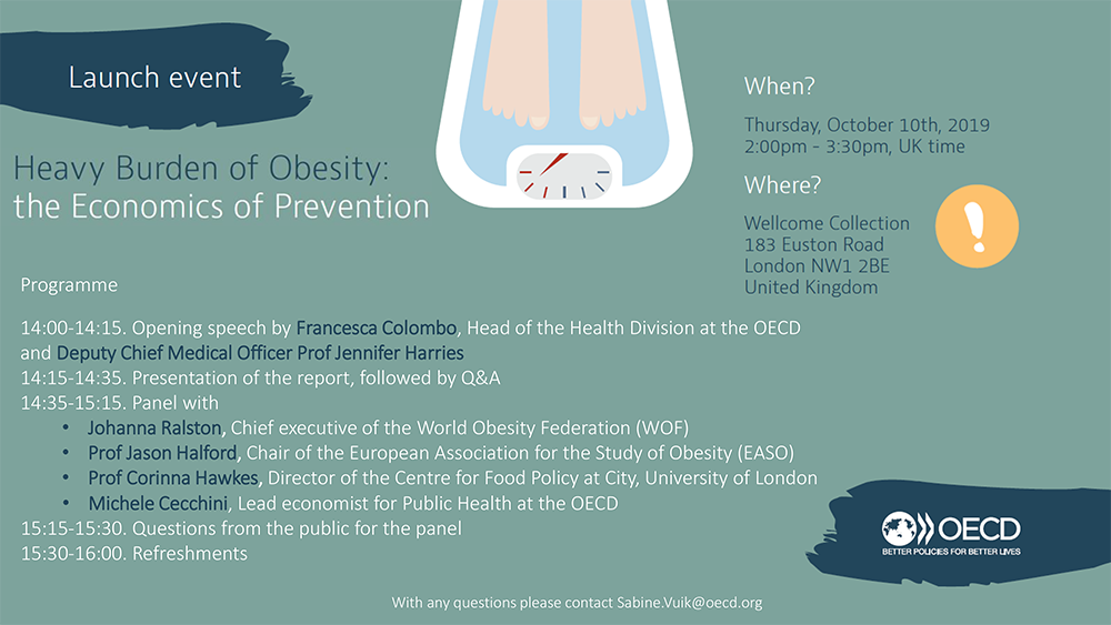 Heavy Burden of Obesity - Launch - SAVE THE DATE