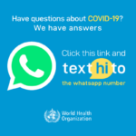 WHO COVID-19 advice on WhatsApp