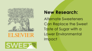 New Research: Alternate Sweeteners Can Replace the Sweet Taste of Sugar with a Lower Environmental Impact