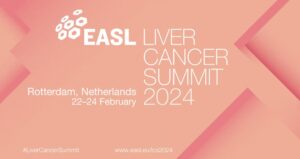 The logo for the easl liver cancer summit.