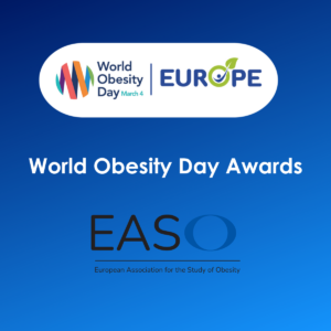 The logo for the world obesity day awards.